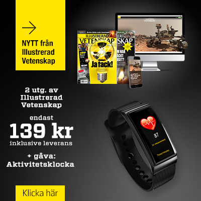 Tidningspremie: Aktivitetsklocka + 2 nummer av Illustrerad Vetenskap
